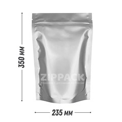 ДОЙ-ПАКЕТ МАТОВЫЙ 235х350 мм металлизированный с замком zip-lock D2540