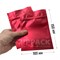 КРАСНЫЙ DOY-PACK 105х150 мм | Металлизированный матовый с zip-lock D3100 - фото 12099