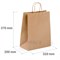 БУМАЖНЫЙ ПАКЕТ КРАФТ 320х200х370 мм КРУЧЕНЫЕ РУЧКИ | 70 гр./м2 320/200/370 kraft/twist - фото 17339