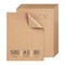 КРАФТ-БУМАГА в листах А3 297x420 мм | Плотность 80 г/м² | 500 шт/уп KPaper-A3/500 - фото 17344
