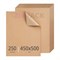 КРАФТ-БУМАГА в листах 450x500 мм | Плотность 80 г/м² | 250 шт/уп KPaper-45x50/250 - фото 17346