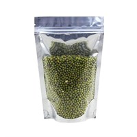 Металлизированный дой-пакет 105х215 мм с прозрачной стороной и zip-lock D1902 - фото 4590