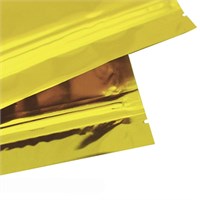 ЗОЛОТОЙ DOY-PACK 105х150 мм | Металлизированный с замком zip-lock D2101 - фото 4752