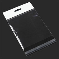 ПАКЕТ С ЕВРОПОДВЕСОМ И КЛАПАНОМ 7х10+3 см прозрачный бопп 30 мкм PE7/10 - фото 5845