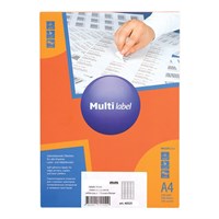 Самоклеящиеся белые этикетки 210х297 мм  | 1 штука на листе А4 40210297 - фото 6617