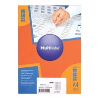 Самоклеящиеся белые этикетки 105х40 мм  | 14 штук на листе А4 40105400 - фото 6642