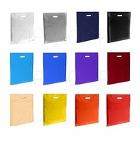 СЕРЕБРЯНЫЙ ПОЛИЭТИЛЕНОВЫЙ ПАКЕТ 300х400 мм | 70 мкм| С вырубными ручками и закладным дном ПВР300/400/серебро - фото 7936